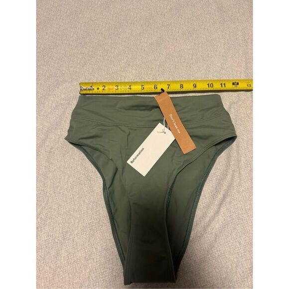 Reformation size XS Kona bikini bottoms high rise cheeky cut - NWT - Picture 9 of 9